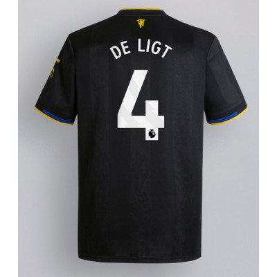 Moški Nogometni dresi Manchester United Matthijs de Ligt #4 Tretji 2025-26 Kratek Rokav Moški Nogometni dresi Manchester United Matthijs de Ligt #4 Tretji 2025-26 Kratek Rokav